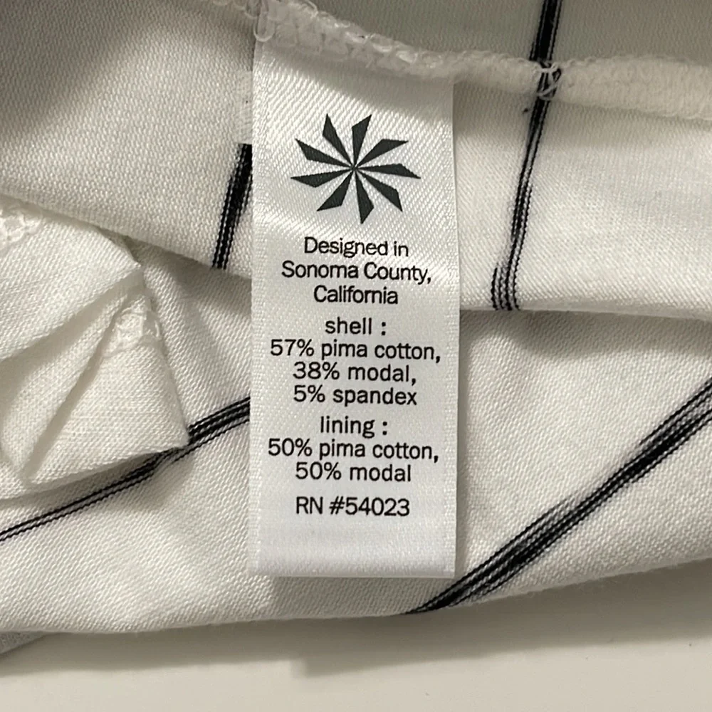 Athleta Ruched Stripe Midi Tank Dress Size M - Picture 7 of 12